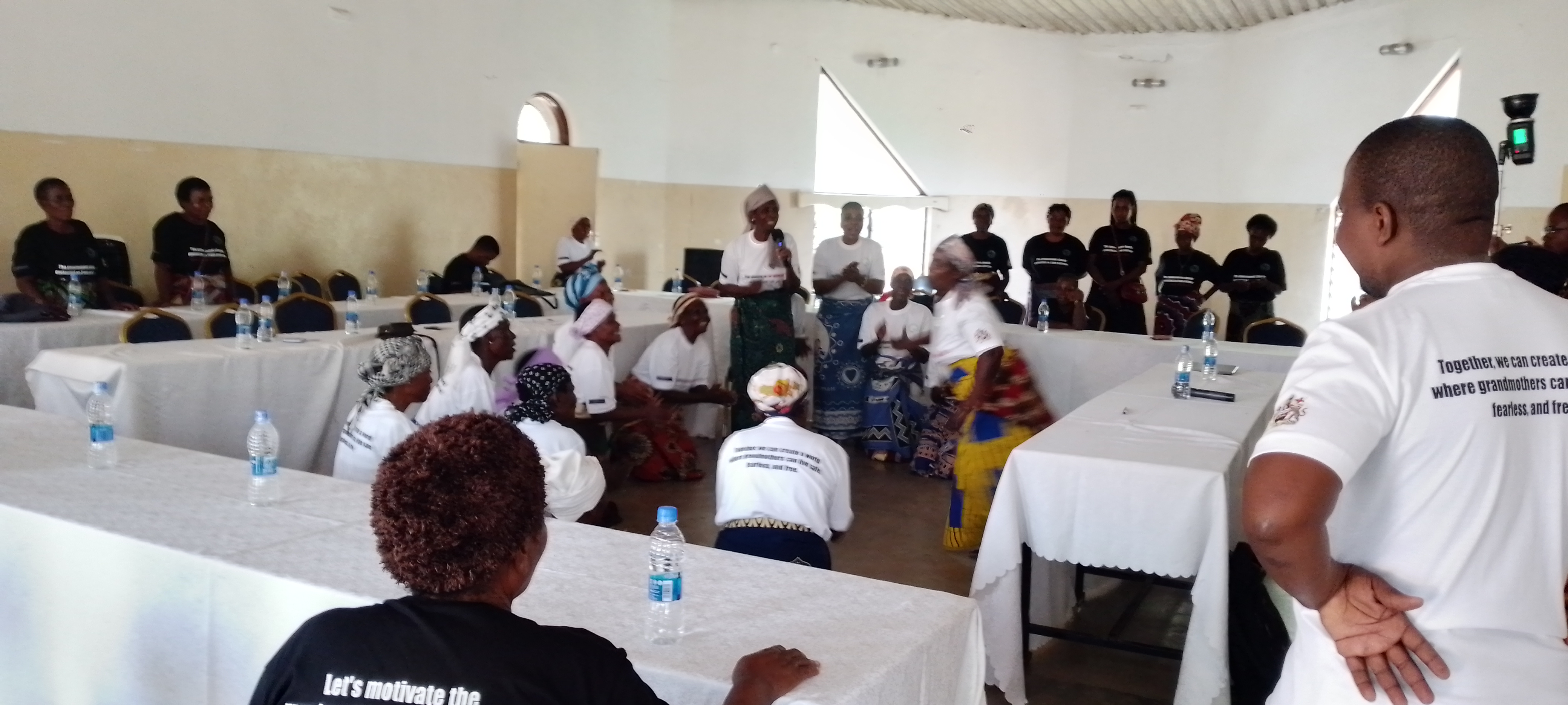 Women in the community taking part in a CIRE activity